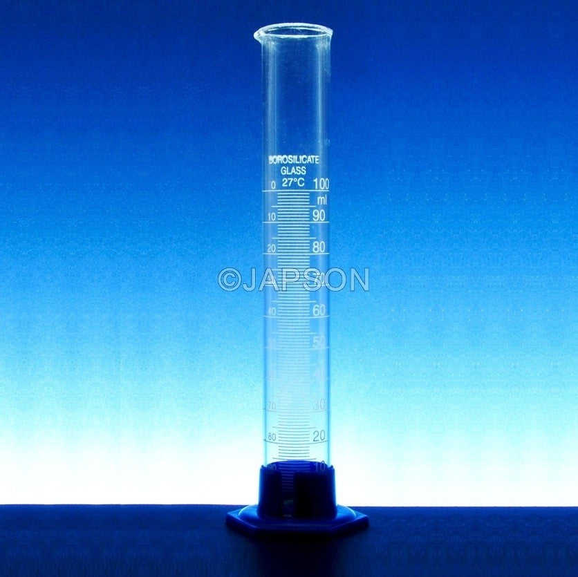 Cylinder, Measuring, Hexagonal Plastic Base Cylinder, Measuring, Hexagonal Plastic Base